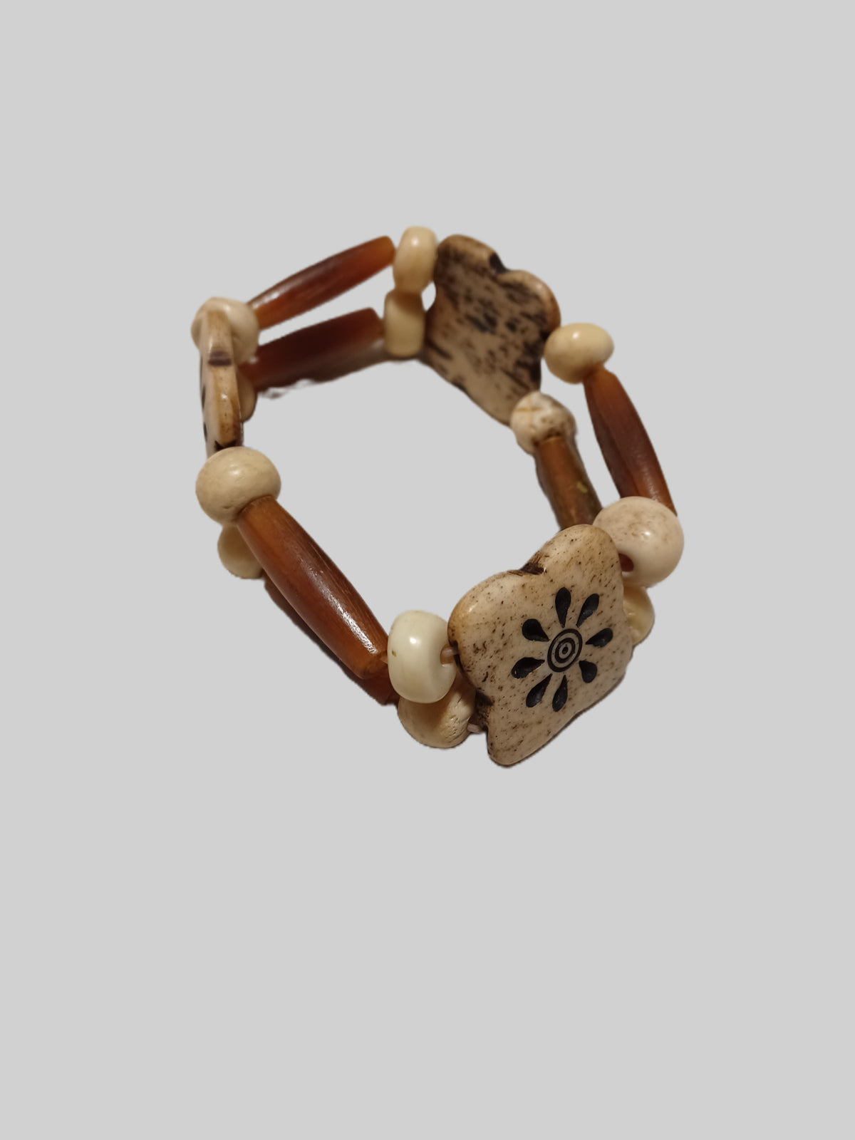 Bone Bracelet - Double Stranded Elastic