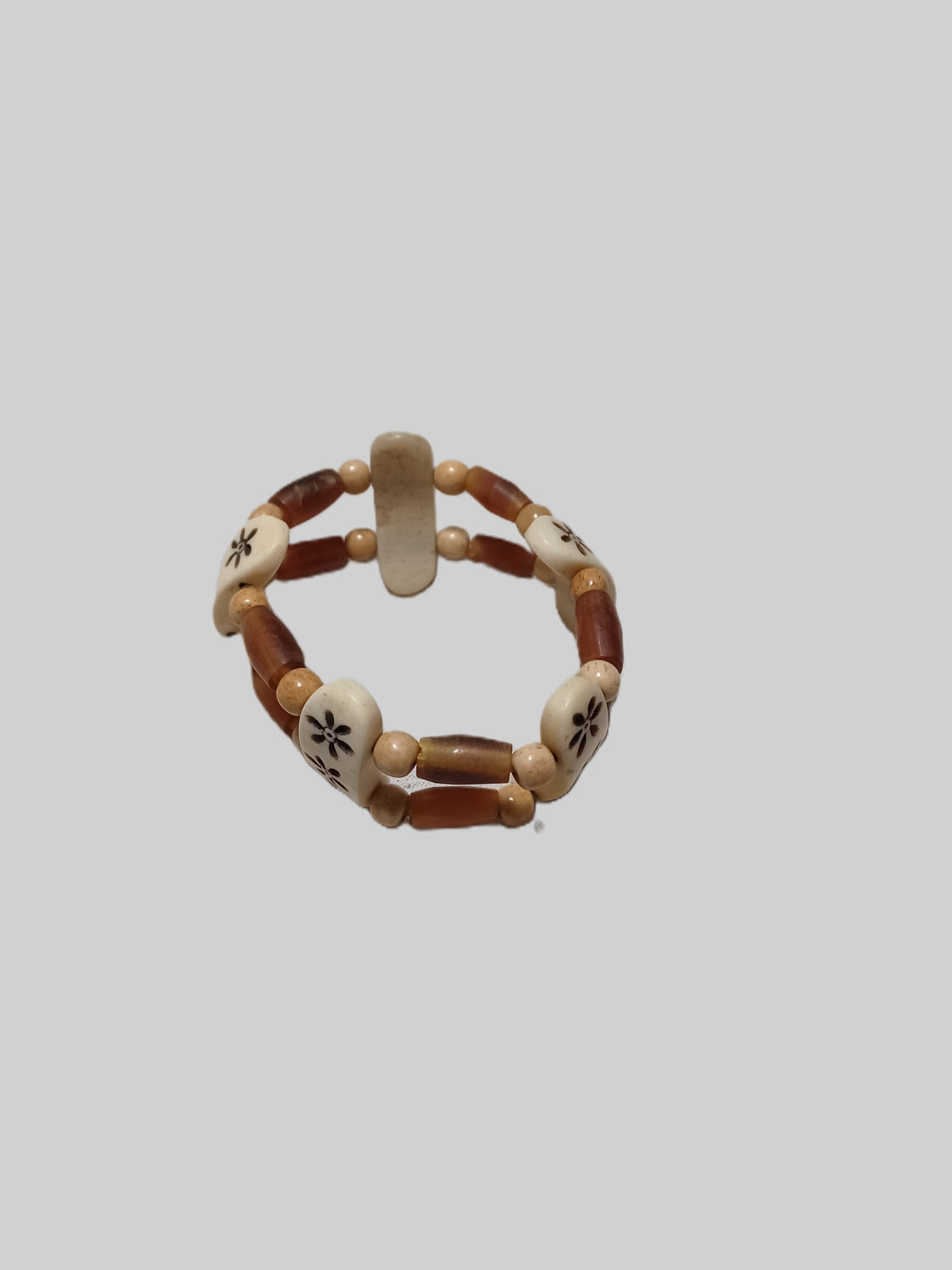 Bone Bracelet - Double Stranded Elastic