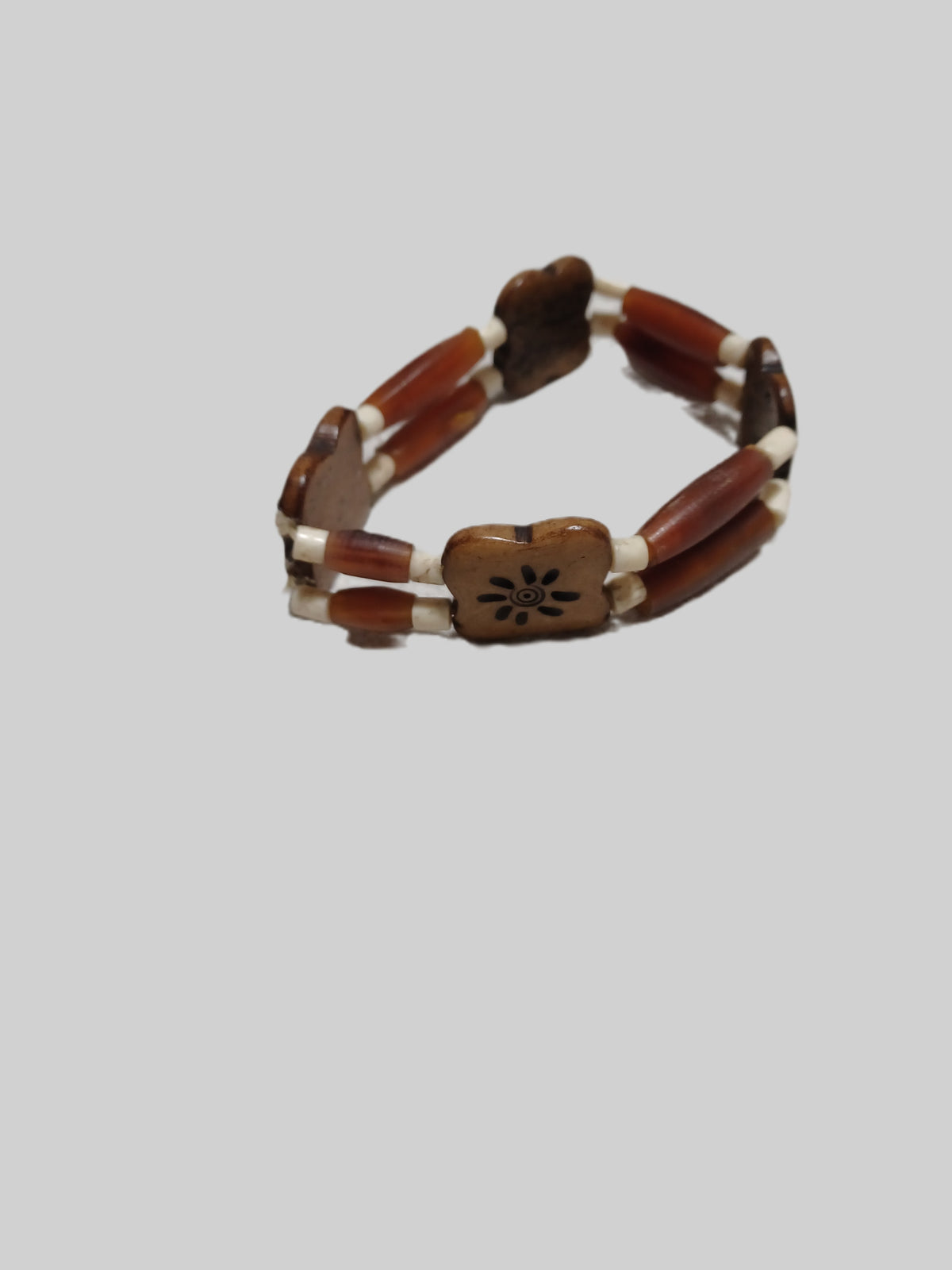 Bone Bracelet - Double Stranded Elastic