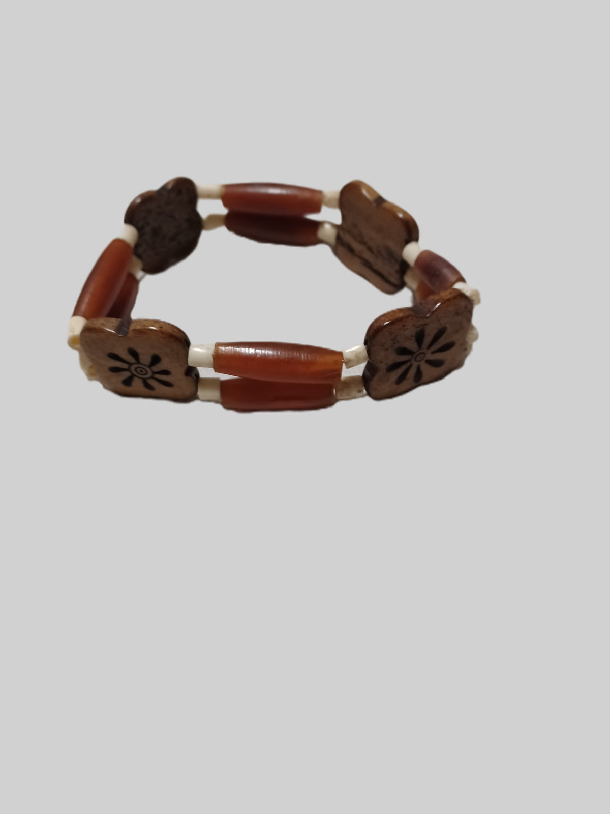 Bone Bracelet - Double Stranded Elastic