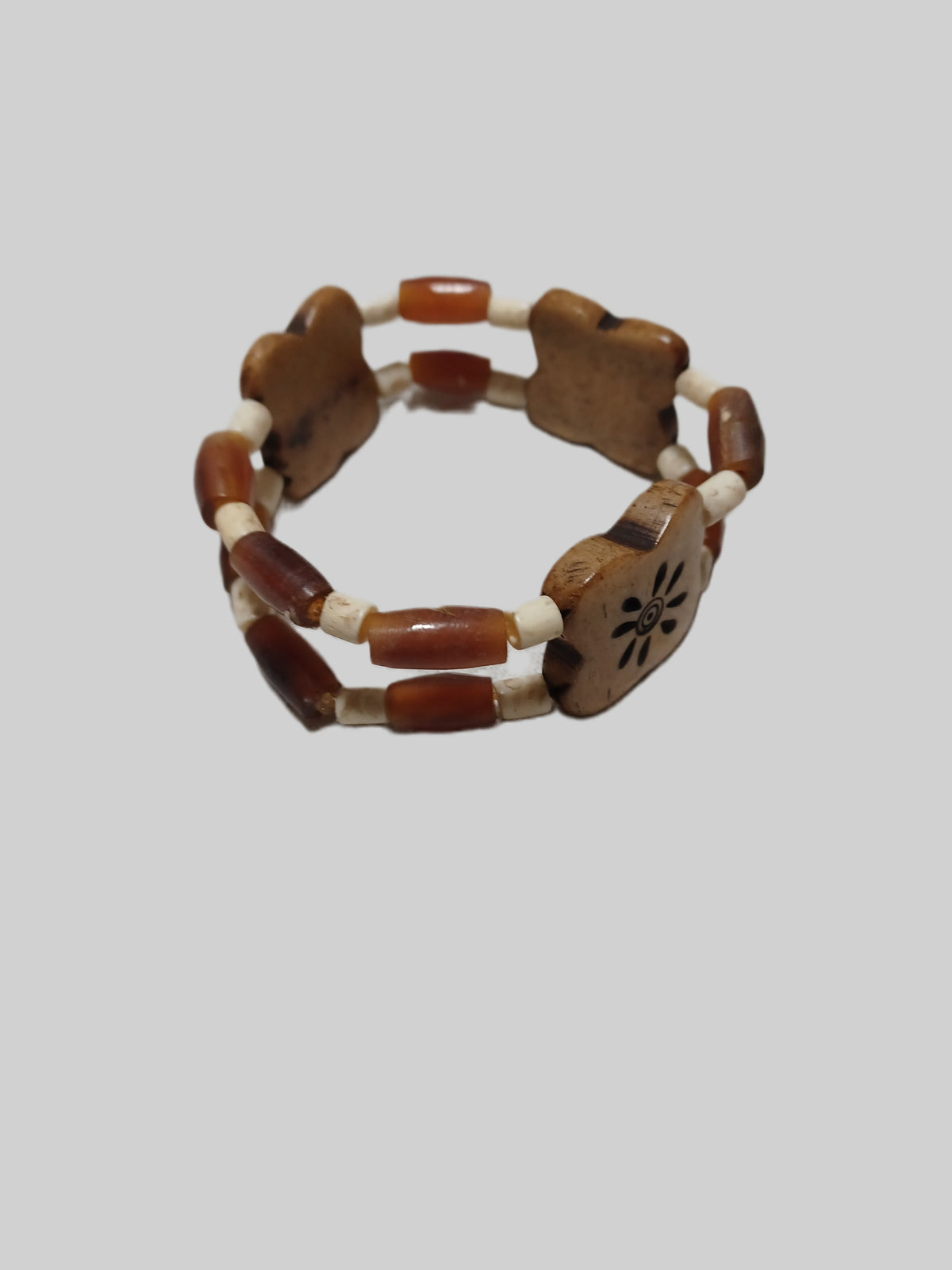 Bone Bracelet - Double Stranded Elastic