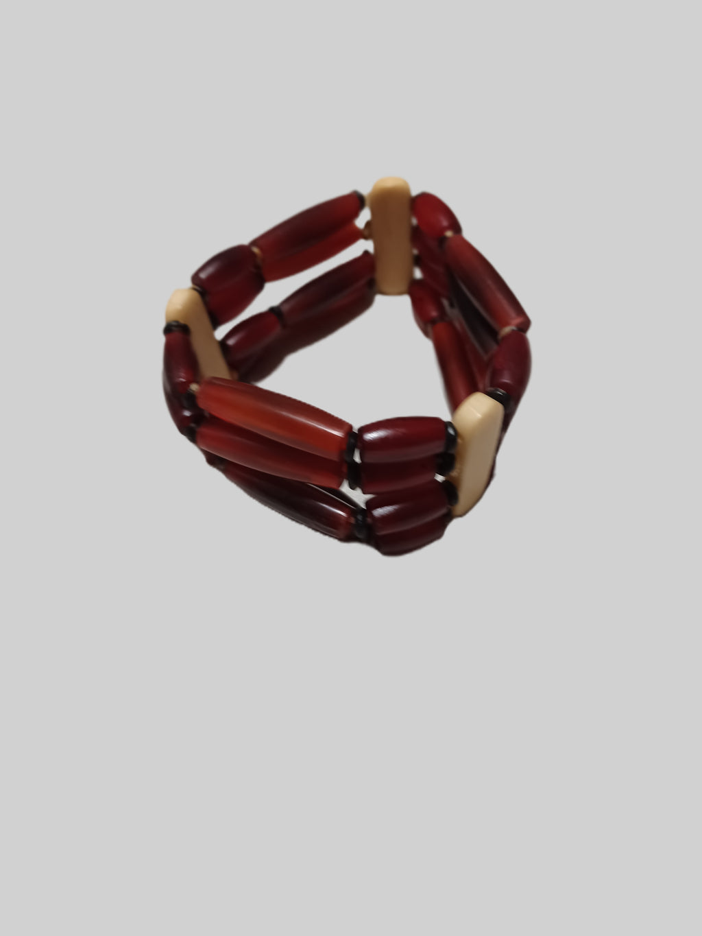 Bone Bracelet - Triple Stranded Elastic