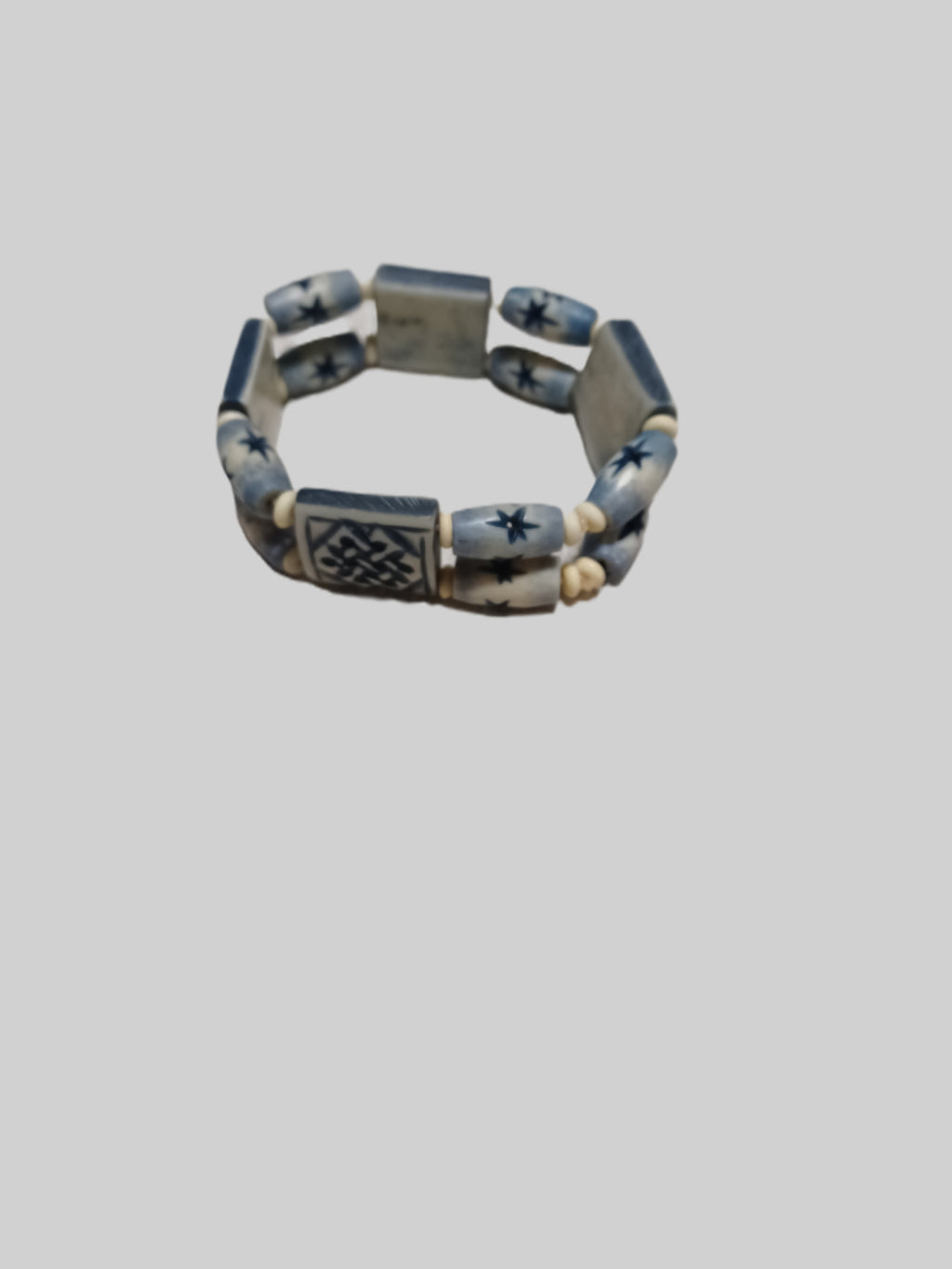 Bone Bracelet - Double Stranded Elastic