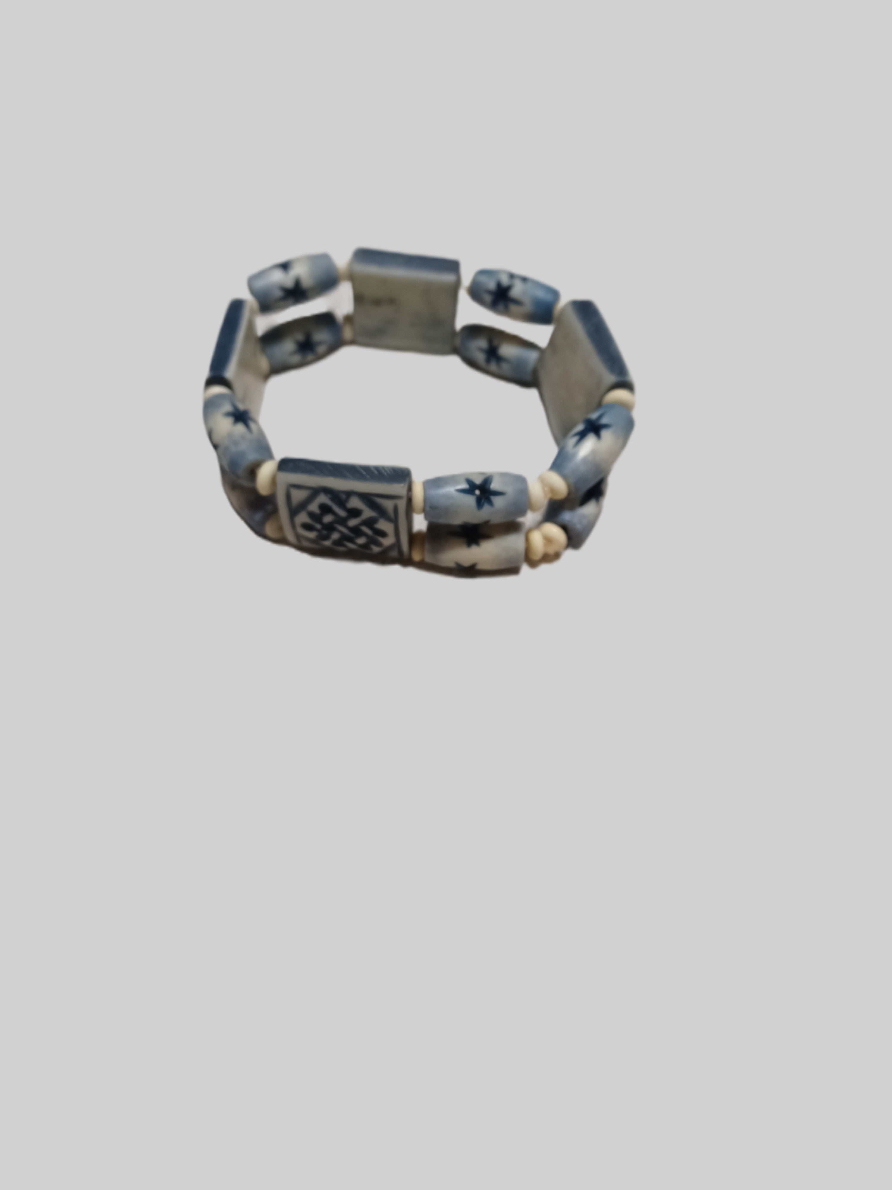 Bone Bracelet - Double Stranded Elastic