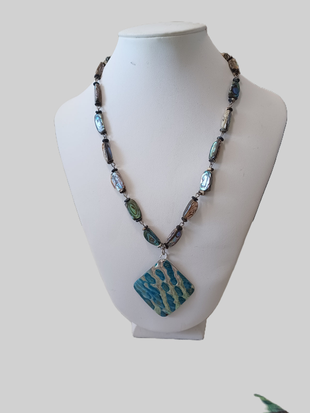 Shell Necklace - Nugget Paua Shell - Choice of Focal Design