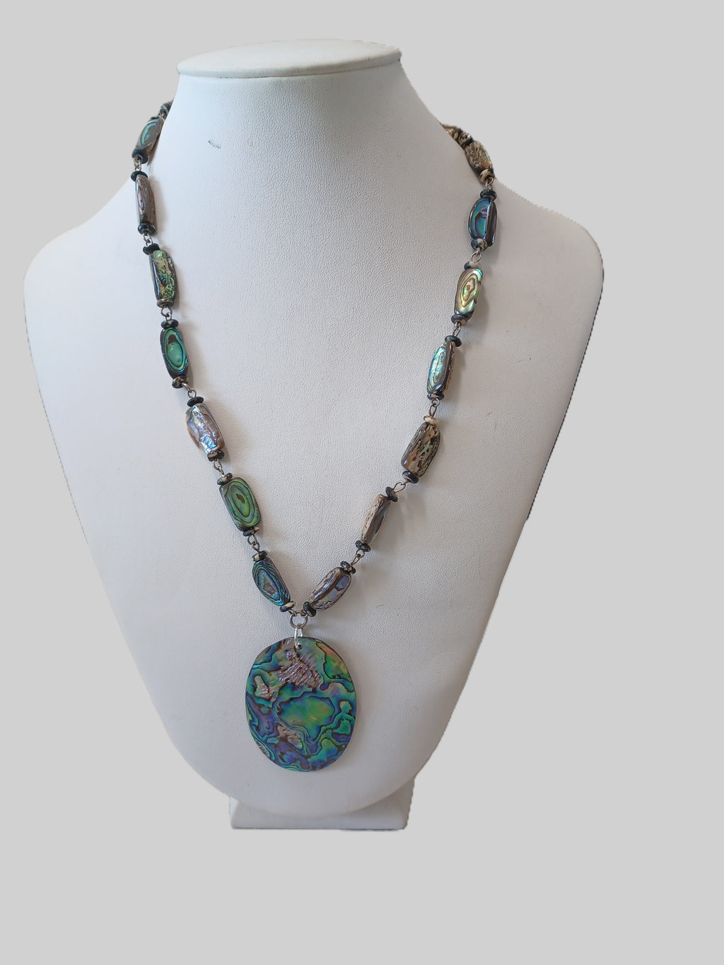 Shell Necklace - Nugget Paua Shell - Choice of Focal Design