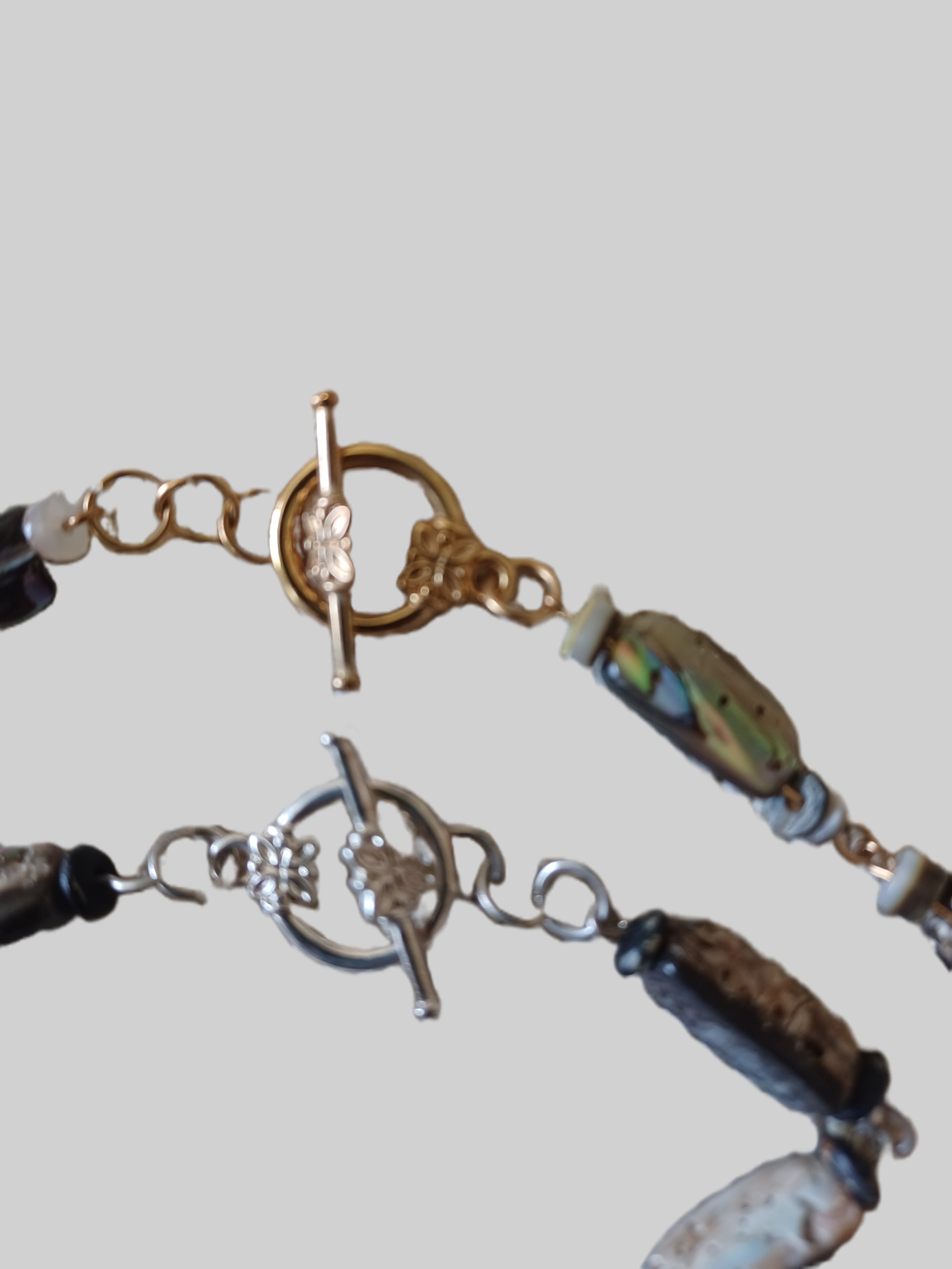 Shell Necklace - Nugget Paua Shell - Choice of Focal Design