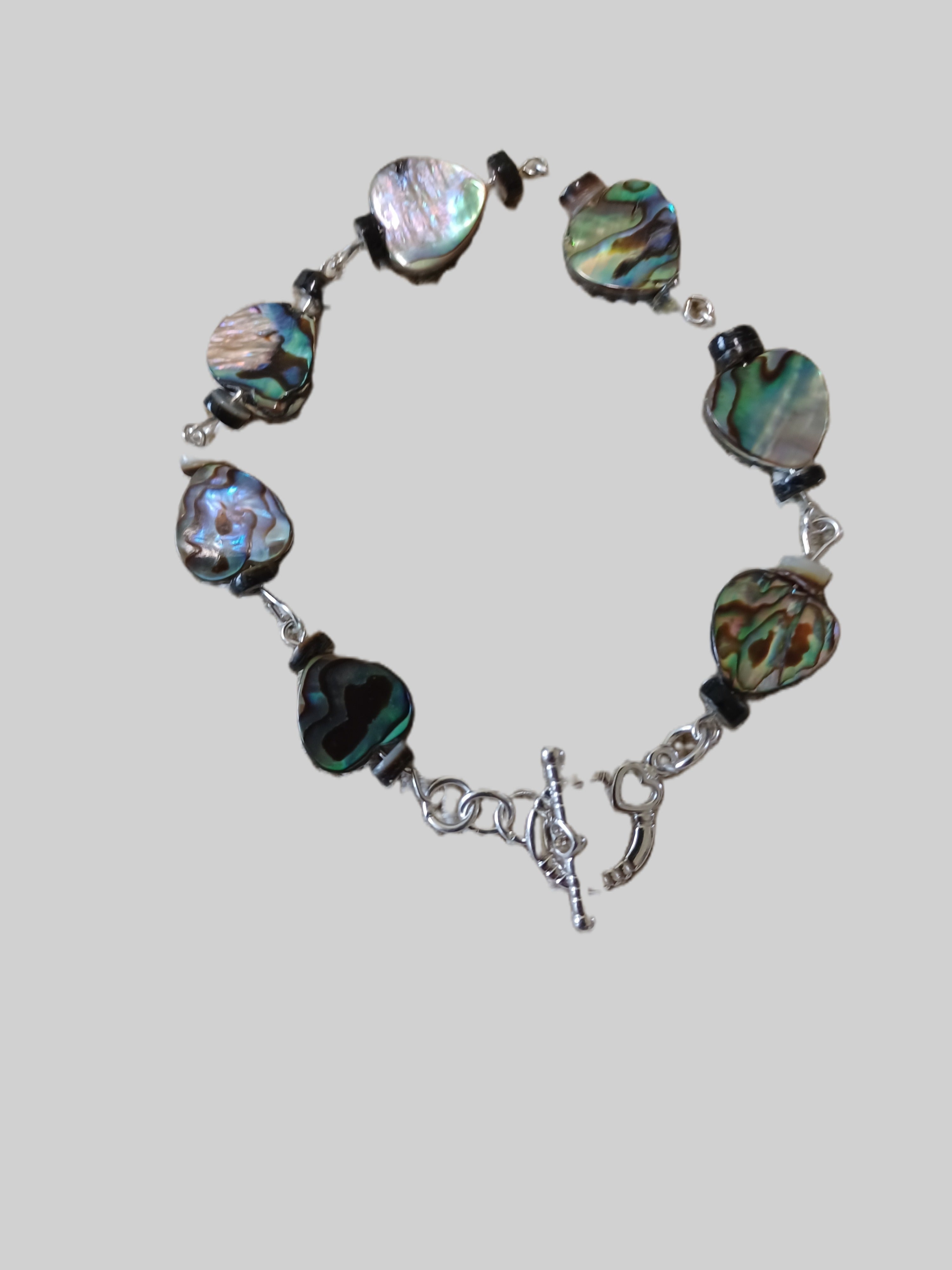 Shell Bracelet - Heart Paua Shell