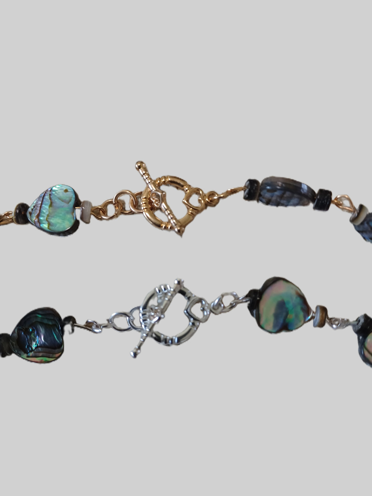 Shell Necklace - Heart Paua Shell - Choice of Focal Design