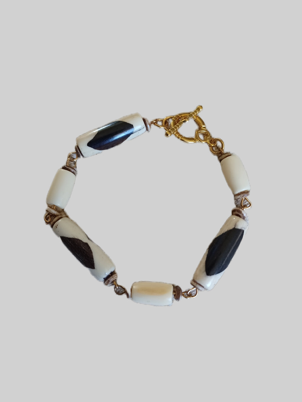 Bone Bracelet - 7-3/4" Gold Plated
