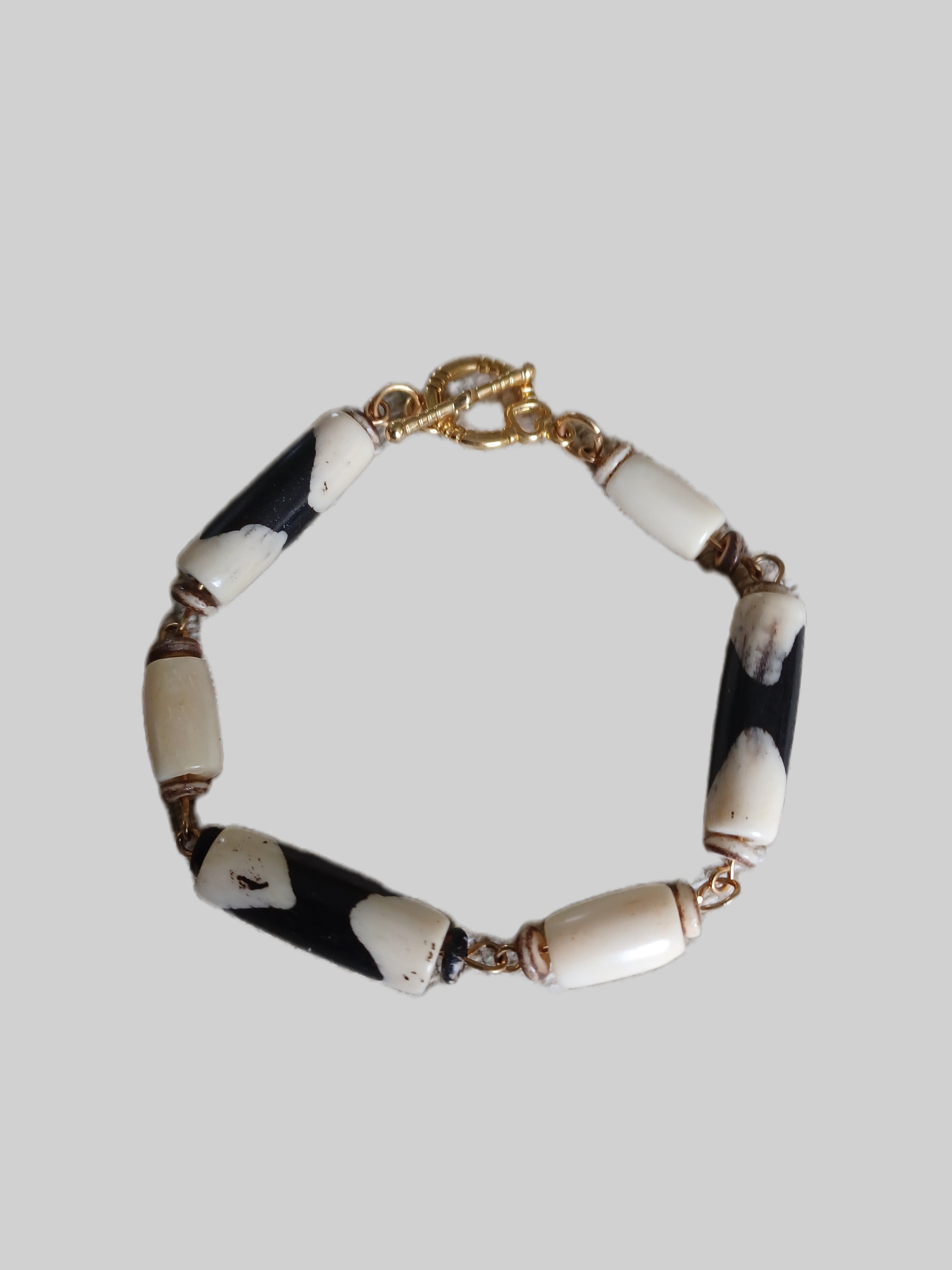 Bone Bracelet - 7-3/4" Gold Plated