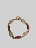 Bone Bracelet - 7-1/2" Gold Plated