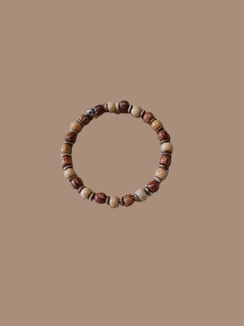 Bone and Wood Bracelet