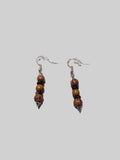 Wood Beaded Earrings